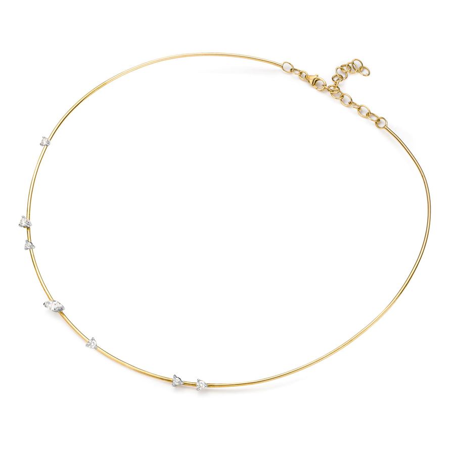 Collana 'Balance' in oro giallo BALANCE | CL GIRAU18G MQ CT.0,38
